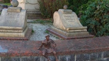 Варварское преступление: в Луцке похитили бронзовую скульптуру кликуна (Фото)