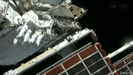 Американские астронавты устранили поломку на МКС