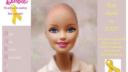 Кукла Барби станет лысой