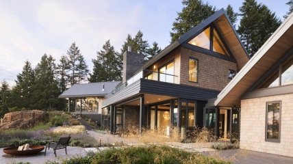 Потрясающий дизайн и архитектура загородного дома в Канаде (Фото)