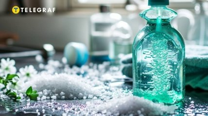 Додавання солі у засіб для миття посуду має певні переваги (зображення створено за допомогою ШІ)