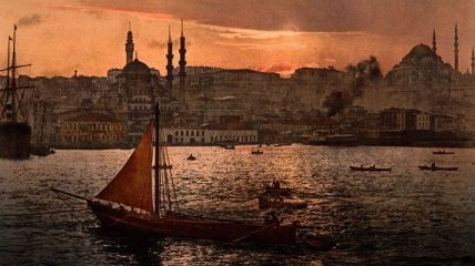 Цветные открытки Константинополя в последние дни Османской империи (Фото) 
