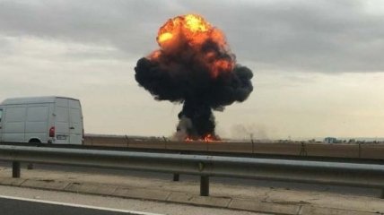 В Испании разбился истребитель, пилот погиб
