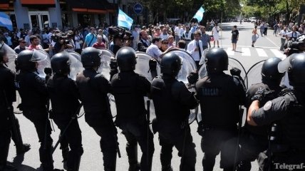 Акции протеста в Буэнос-Айресе