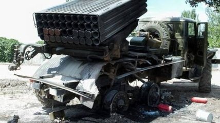Террористы обстреляли окраину Луганска из установок "Град"