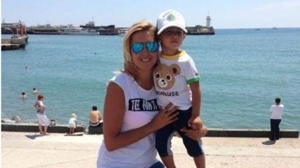 Яна Клочкова с сыном Сашей отдыхают в Крыму (ФОТО)