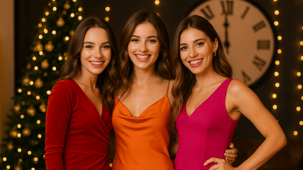 Жінки у яскравих вбраннях