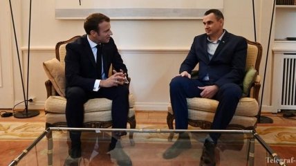 "Президент меня услышал": Сенцов - о встрече с Макроном