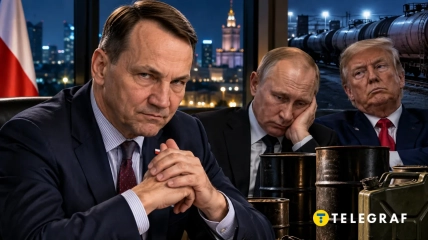 Радослав Сикорский, Владимир Путин и Дональд Трамп
