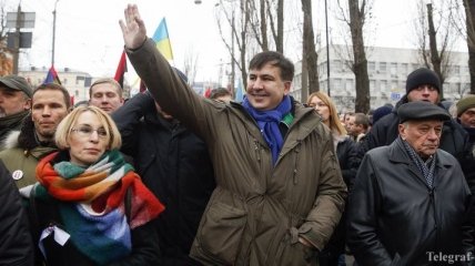 Саакашвили призывает ставить "символические пикеты" под Радой