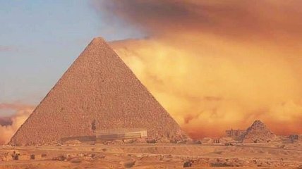 Египет накрыла сильная песчаная буря