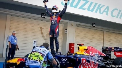 Себастьян Феттель стал победителем "Гран-при Японии" в "Формуле-1"