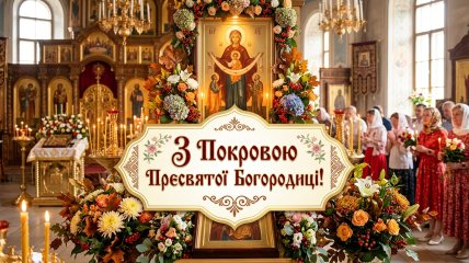 1 октября отмечается Покрова Персвятой Богородицы