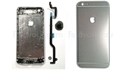 Логотип Apple в iPhone 6 сделан из "жидкого металла"