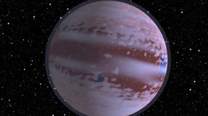 Экзопланета-"зефир" (иллюстрация)