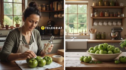 Зеленые помидоры можно натереть водкой и сохранить до зимы