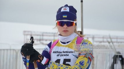 Украинская биатлонистка Бех завоевала "золото" в спринте юниорского чемпионата Европы