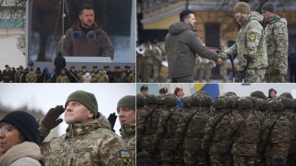 На річницю вторгнення українським захисникам вручили нагороди