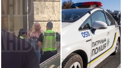 Кидався на людей і покусав поліцейських: у центрі Львова затримали переодягненого в жіночий одяг чоловіка (відео)