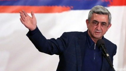 Серж Саргсян побеждает на выборах в Армении