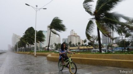 Мощный тайфун "Коппу" обрушился на Филиппины