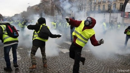Протесты "желтых жилетов" в Европе