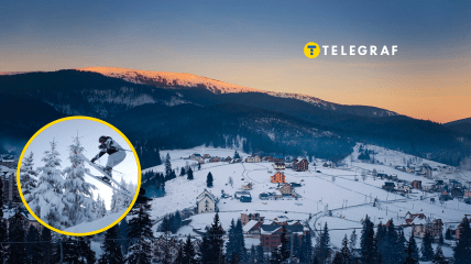 Сніг у Буковелі