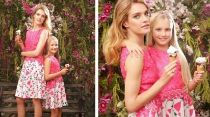 Наталья Водянова с дочерью Невой появилась в рекламной кампании проекта Мода со смыслом. ВИДЕО