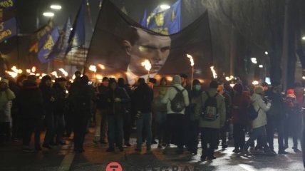 Шествие в Киеве в честь 113-го дня рождения Бандеры наделало шума во всем мире
