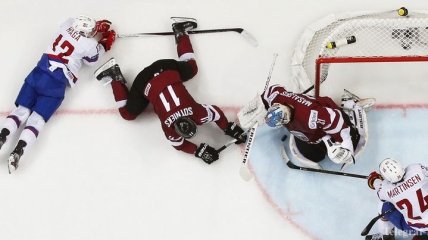 ЧМ-2018 по хоккею: Норвегия - Латвия: онлайн-трансляция матча (Видео)