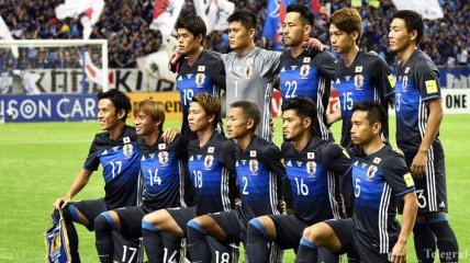 Сборная Японии назвала состав на матч с Украиной