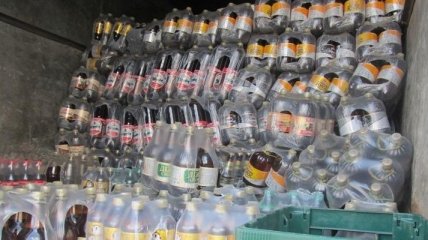 На Луганщине пограничники задержали 3 тонны спиртных напитков