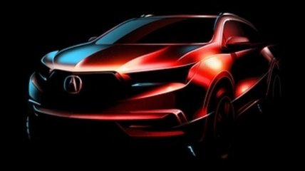 Опубликован первый тизер Acura MDX 2017
