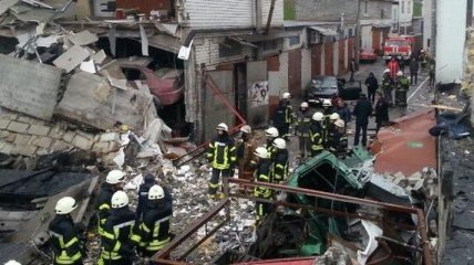 В Киеве произошел взрыв в гаражах, есть жертвы
