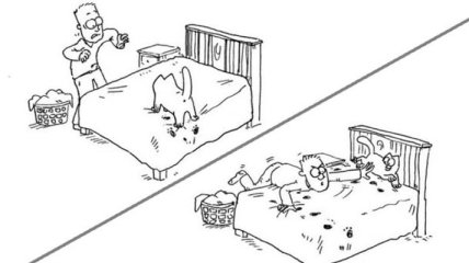 Смех до упаду: кот Саймона в забавных комиксах
