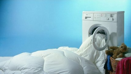 Ковдра через великі розміри не влазить у пральну машинку