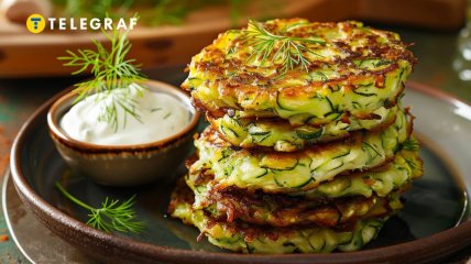 Оладки з кабачків стануть чудовим варіантом перекусу (зображення створено за допомогою ШІ)