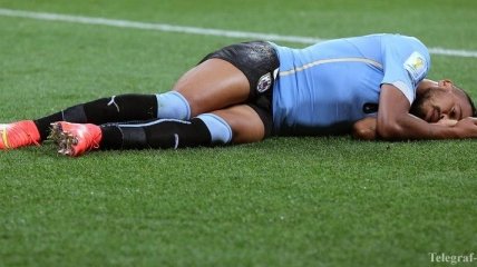 ЧМ-2014. Ужасное столкновение в матче Уругвай - Англия (Видео)