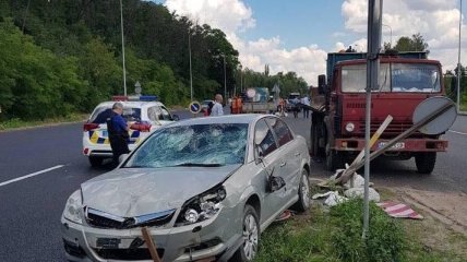На трассе "Киев-Одесса" сбили работника дорожной службы
