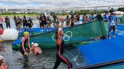 Марафонский заплыв на Олимпиаде: кто выиграл "золото" среди женщин