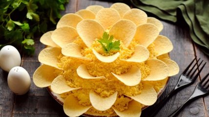 Салат "Цветок"