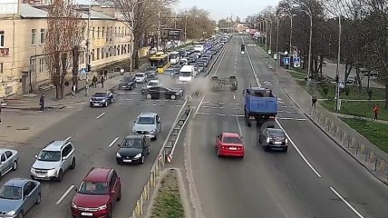 Відео опублікувала патрульна поліція Києва