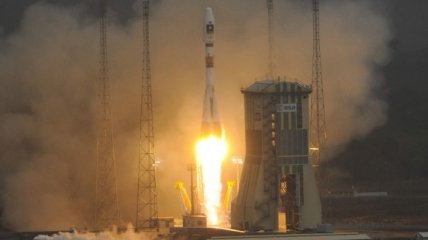 Ракета-носитель "Союз" вывела на орбиту спутники Galileo