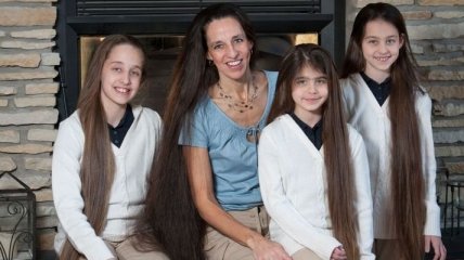 Необычная американская семья, в которой никто из женщин не стрижет волосы (Фото)