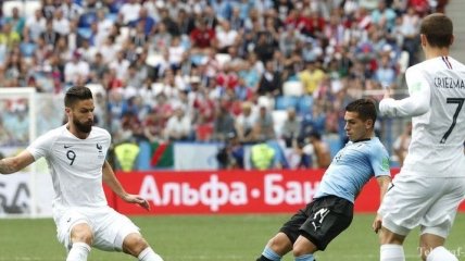 Франция обыграла Уругвай и пробилась в полуфинал ЧМ-2018