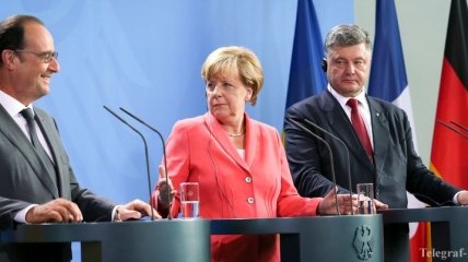 Лидеры Украины, Германии и Франции договорились о телефонной конференции