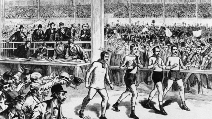 В 19 веке на некоторое время на пик популярности в Америке поднялись соревнования по ходьбе на экстремальную выносливость