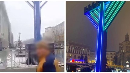 В Киеве вручили подозрение мужчине, который осквернил памятник