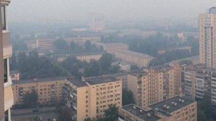 В Киеве повышенный уровень загрязнения воздуха