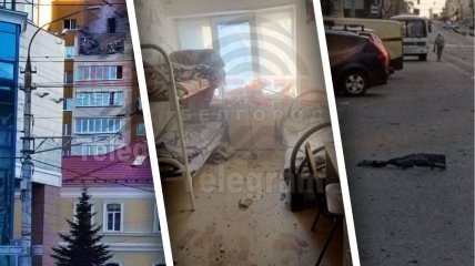 Бєлгород накрив "дощ з уламків": у місті багато руйнувань після роботи російської ППО (фото)